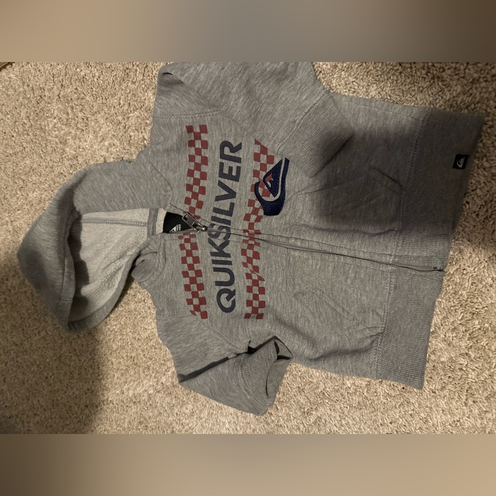 Quicksilver toddler full zip up sweater 12-18mo